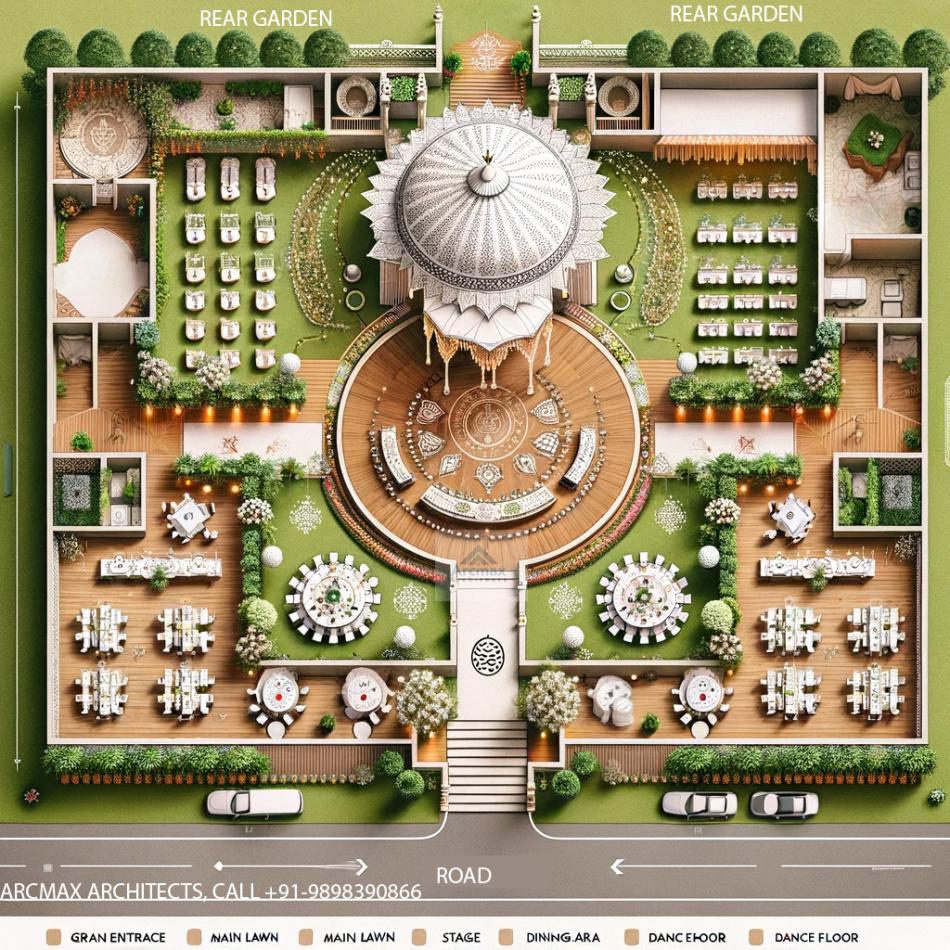 Marriage Hall Design | Modern Wedding & Banquet Hall Architecture by ...